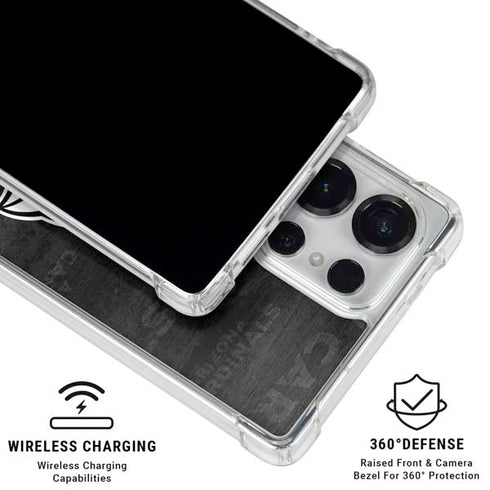 NFL Arizona Cardinals Black & White Galaxy S25 Ultra Clear Case